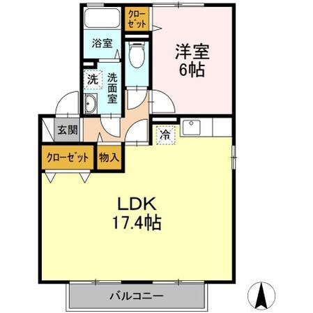 ソレーユＣ･Ｋの物件間取画像